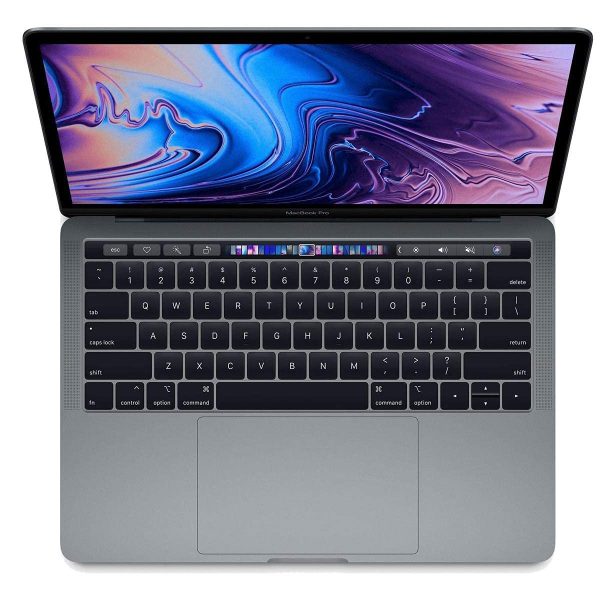 Apple MacBook Pro 13" with Touch Bar, 10th-Generation Quad-Core Intel Core i7 2.3GHz, 32GB RAM, 512GB SSD, Silver (Mid 2020) (Renewed)