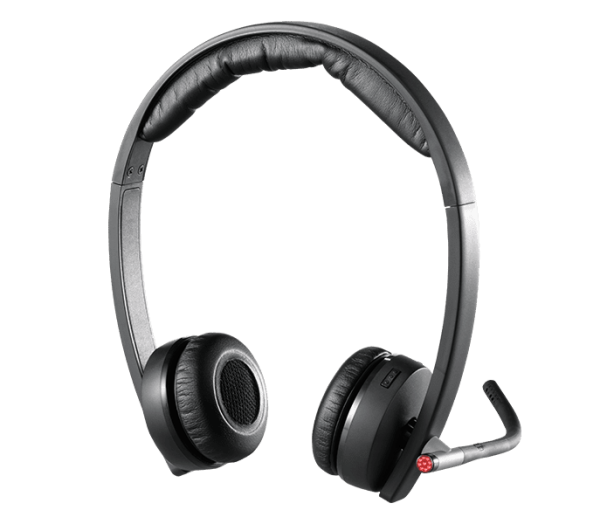 Logitech Wireless Headset H820e Single-Ear Mono Business Headset - Black